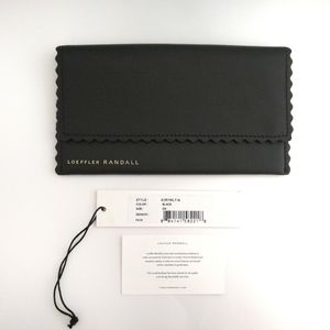 Loeffler Randall Foldover Leather Wallet